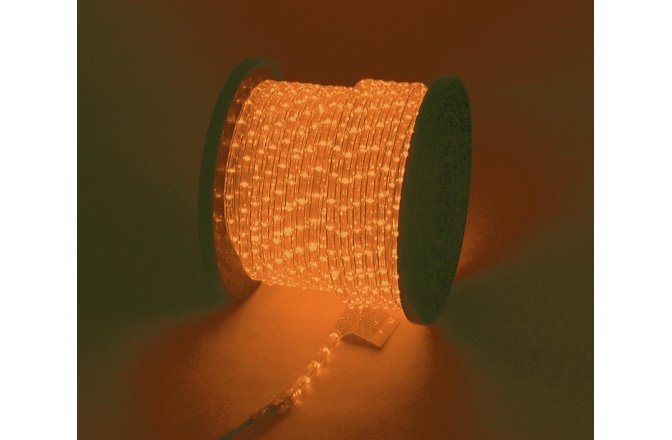 Tub flexibil pentru iluminat decorativ Eurolite RUBBERLIGHT RL1-230V orange 44m