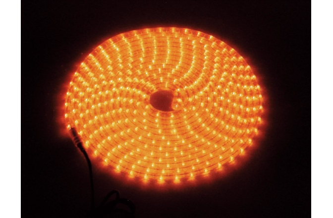 Tub flexibil pentru iluminat decorativ Eurolite RUBBERLIGHT RL1-230V orange 9m