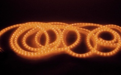 Tub flexibil pentru iluminat decorativ Eurolite RUBBERLIGHT RL1-230V orange 9m