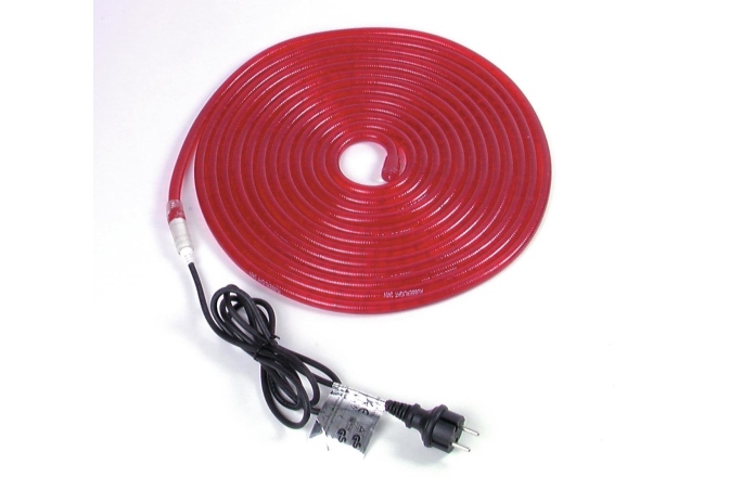 Tub flexibil pentru iluminat decorativ Eurolite RUBBERLIGHT RL1-230V red 5m