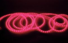 Tub flexibil pentru iluminat decorativ Eurolite RUBBERLIGHT RL1-230V red 5m