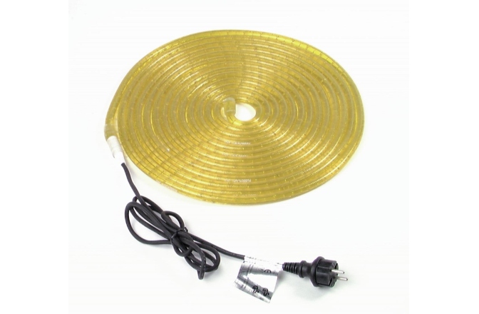 Tub flexibil pentru iluminat decorativ Eurolite RUBBERLIGHT RL1-230V yellow 9m