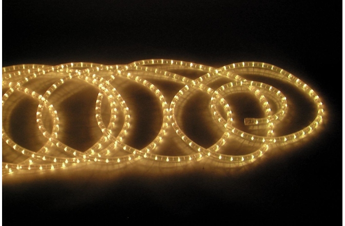 Tub flexibil pentru iluminat decorativ Eurolite RUBBERLIGHT RL1-230V yellow 9m