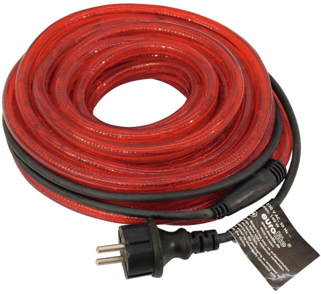 Eurolite RUBBERLIGHT RL1-230V red 9m