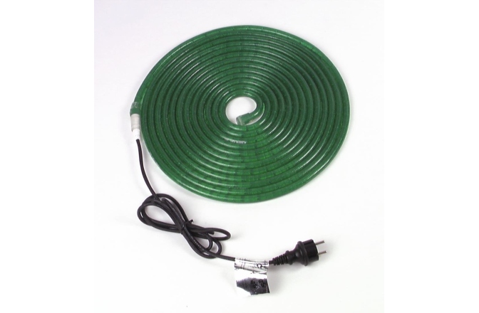 Tub luminos extrem de flexibil verde Eurolite RUBBERLIGHT RL1-230V green 9m