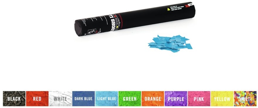 TCM FX Handheld Confetti Cannon 50cm, light blue