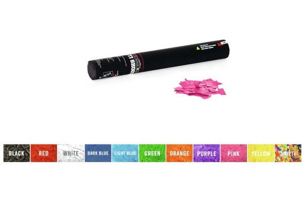 Handheld Confetti Cannon 50cm, pink