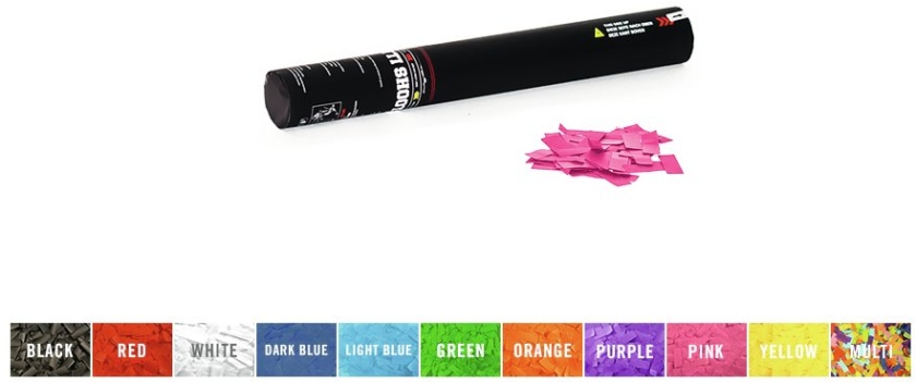 TCM FX Handheld Confetti Cannon 50cm, pink