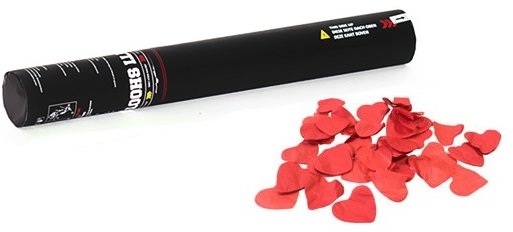 TCM FX Handheld Confetti Cannon 50cm, red hearts