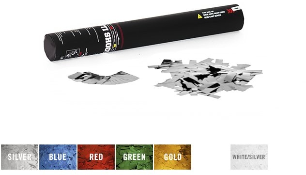 TCM FX Handheld Confetti Cannon 50cm, silver