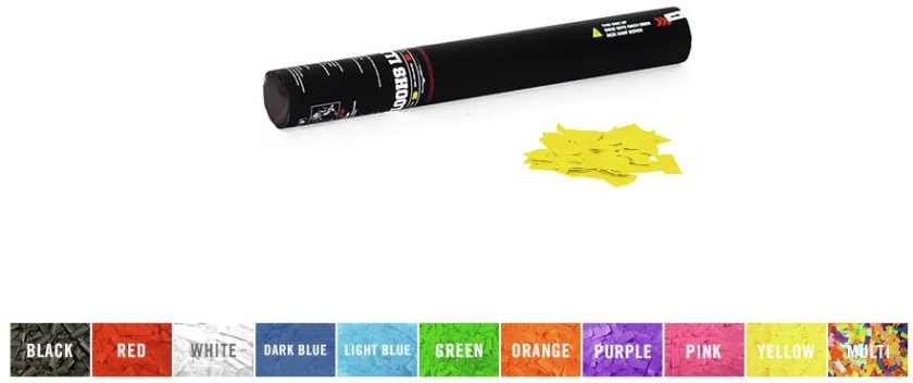 TCM FX Handheld Confetti Cannon 50cm, yellow