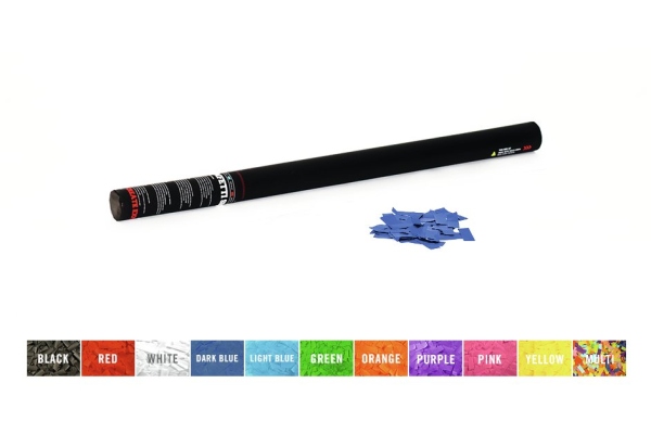 Handheld Confetti Cannon 80cm, dark blue Handheld Confetti Cannon 80cm, dark blue