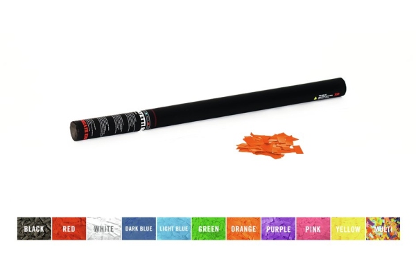 Handheld Confetti Cannon 80cm, orange