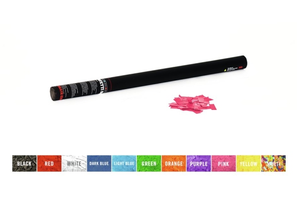 Handheld Confetti Cannon 80cm, pink