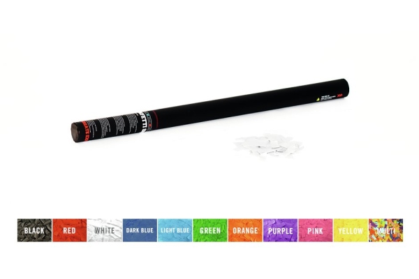 Handheld Confetti Cannon 80cm, white