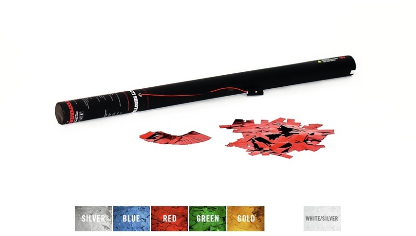 TCM FX Electric Confetti Cannon 80cm, red metallic