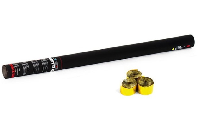 Tun de confetti portabil, gold TCM FX Handheld Streamer Cannon 80cm, gold