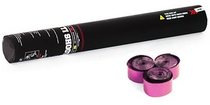 TCM FX Handheld Streamer Cannon 50cm, pink metallic