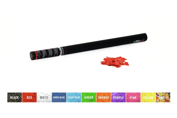 Handheld Confetti Cannon 80cm, red
