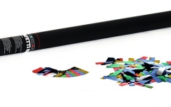 Tun de confetti portabil TCM FX Handheld Confetti Cannon 80cm, multicolor metallic