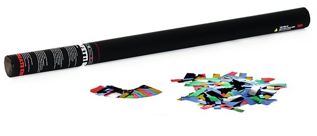 TCM FX Handheld Confetti Cannon 80cm, multicolor metallic