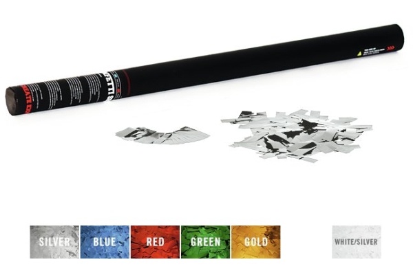 TCM FX Handheld Confetti Cannon 80cm, silver