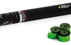 Tun de confetti portabil TCM FX Handheld Streamer Cannon 50cm, green metallic