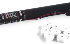 Tun electric confetti, alb TCM FX Electric Streamer Cannon 50cm, white