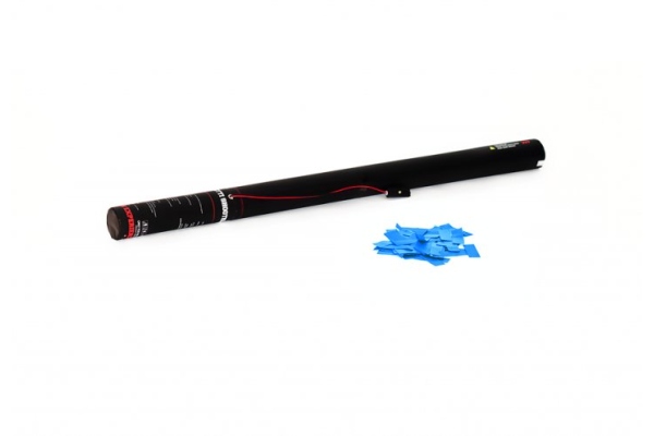 Electric Confetti Cannon 80cm, light blue