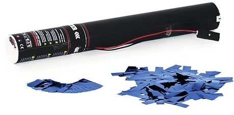 TCM FX Electric Confetti Cannon 50cm, blue metallic