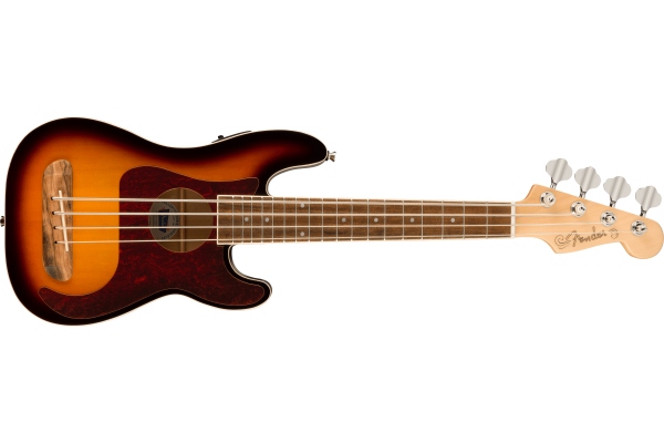 Fender Fullerton Precision Bass Uke Walnut 3-Color Sunburst