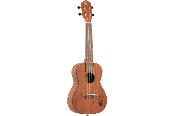 Concert Ukulele - Bonfire Series - laser engraved Concert Ukulele - Bonfire Series - laser engraved
