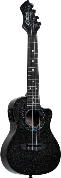 Ortega Horizon Series Concert Ukulele 4 String - Silver Sparkle Star Inlay + Bag