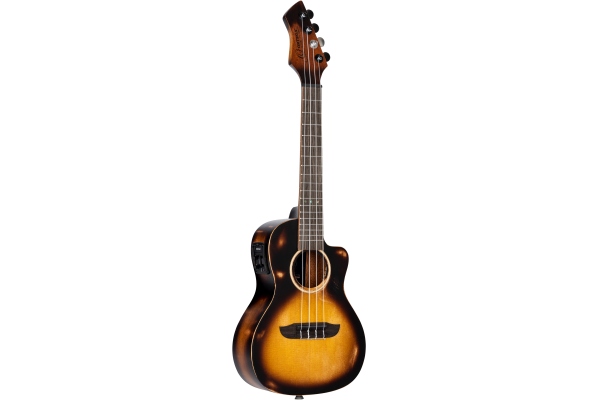 Ortega The Private Room Series Concert Ukulele 4 String - distressed tabacco finish + Bag