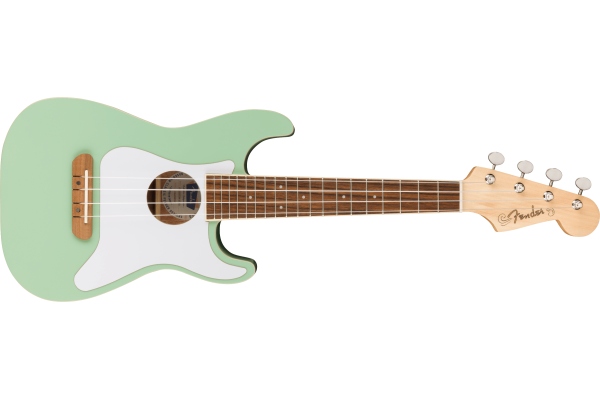 Fullerton Strat Uke Walnut Surf Green