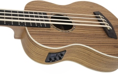 Ukulele electro-acustic Dimavery UK-700 Bass Ukulele, Zebra