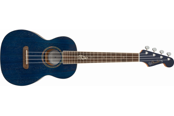 Fender Dhani Harrison Uke Walnut Fingerboard Sapphire Blue