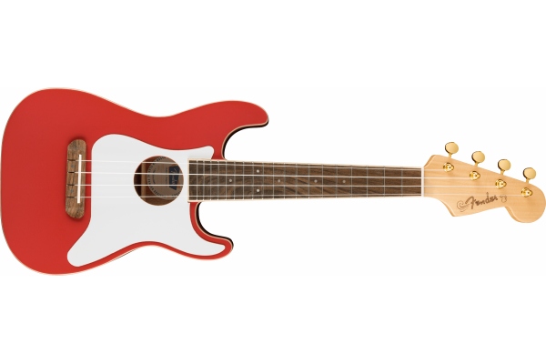 FSR Fullerton Strat Uke Fiesta Red