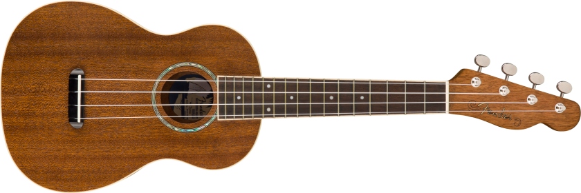 Fender Zuma Concert Ukulele Walnut Fingerboard Natural