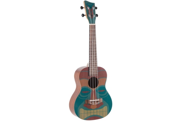 Concert Ukulele Manoa Tiki Design 1