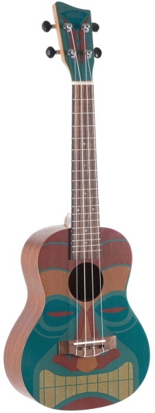 Gewa Concert Ukulele Manoa Tiki Design 1