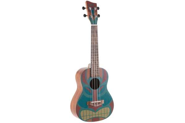 Concert Ukulele Manoa Tiki Design 3