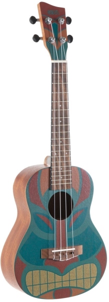 Gewa Concert Ukulele Manoa Tiki Design 3