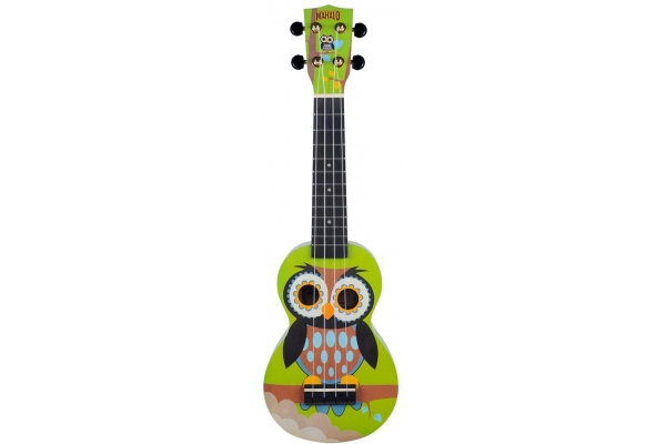 Mahalo Art Series Soprano Ukulele- Owl 