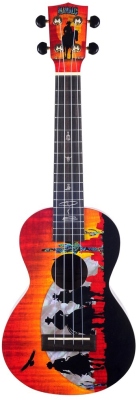 Mahalo Artist Elite Series Concert Ukulele Wild West