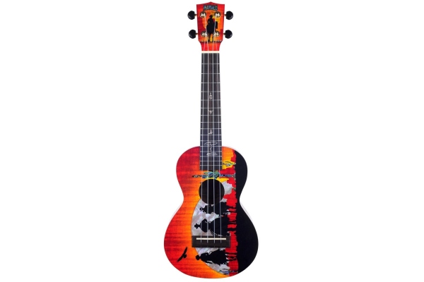 Artist Elite Series Concert Ukulele Wild West  