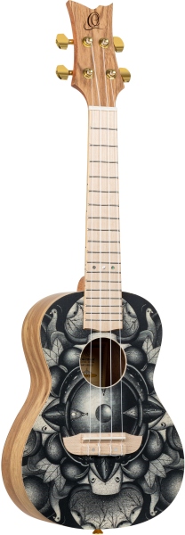 Ortega Art Series Concert Ukulele 4 String - Birds