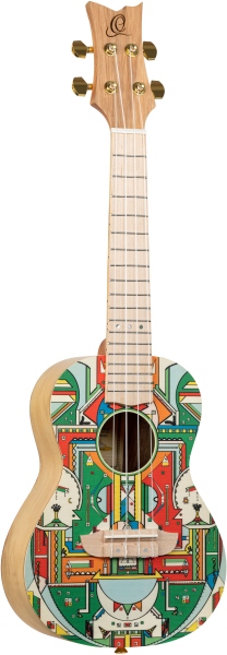Ortega Art Series Concert Ukulele 4 String - Himalaya