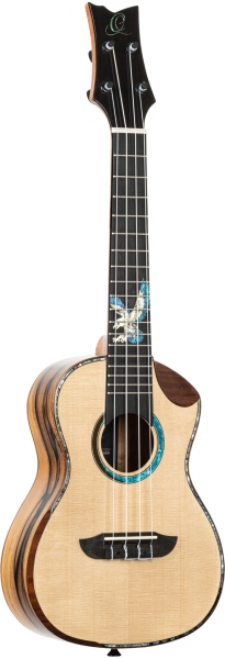 Ortega B-Grade The Private Room Concert Ukulele 4 String + Elite DeLuxe Gig Bag