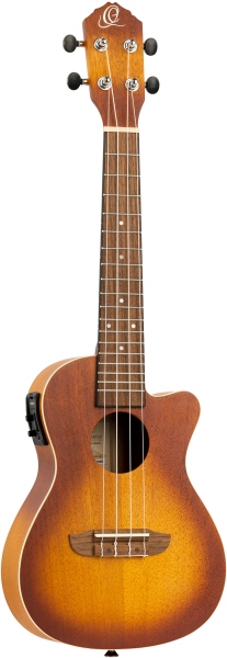 Ortega Earth Series Concert Ukulele - Sunburst Acoustic Electric